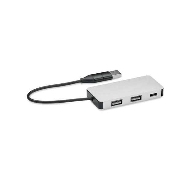 3-portowy hub USB kabel 20cm