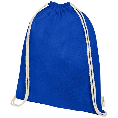 Orissa 140 g/m2 organic cotton drawstring bag 5L