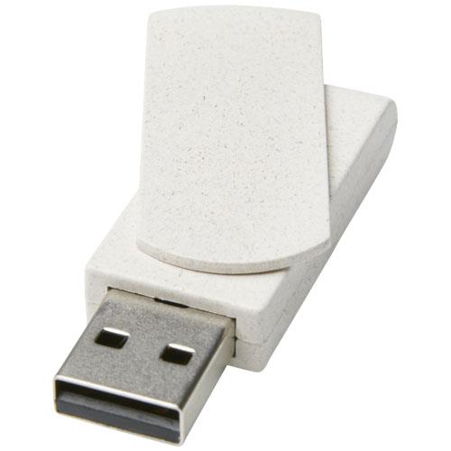 Pamięć USB Rotate wykonana ze słomy pszenicznej o pojemności 4GB