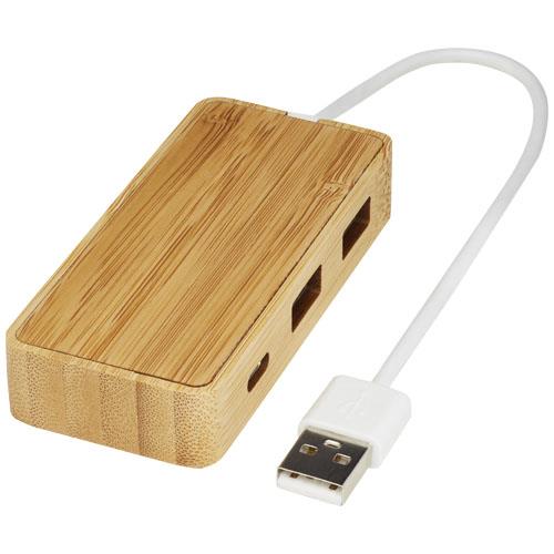 Tapas bambusowy koncentrator USB