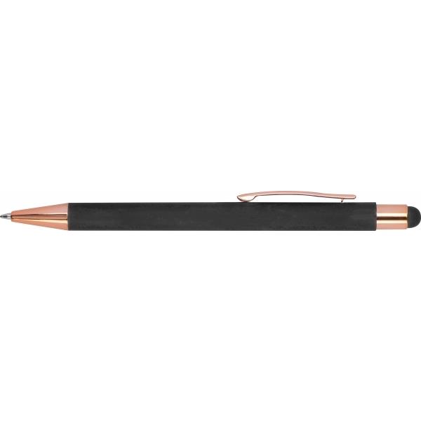 Długopis metalowy touch pen soft touch MIRAMAR - ciemnoszary