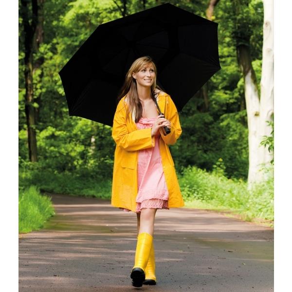 Parasol manualny XL HURRICAN - czarny