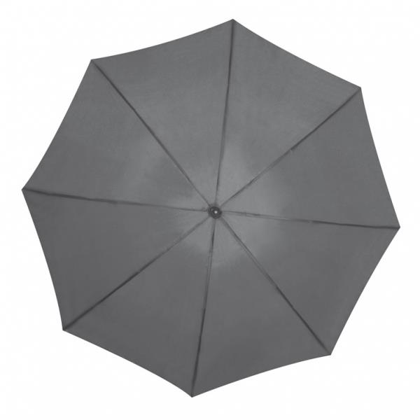 Parasol manualny XL HURRICAN - szary