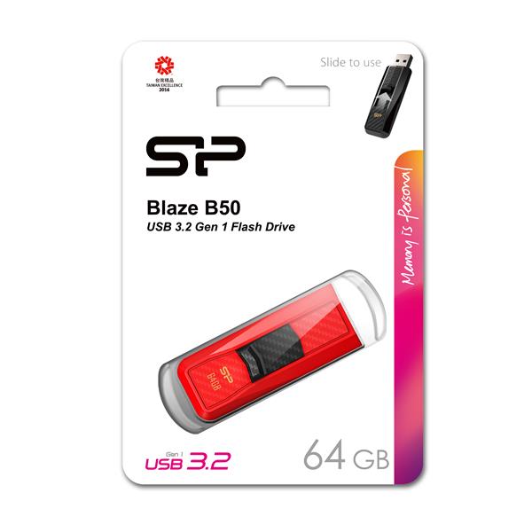 Pendrive Silicon Power Blaze B50 3,0 - czerwony