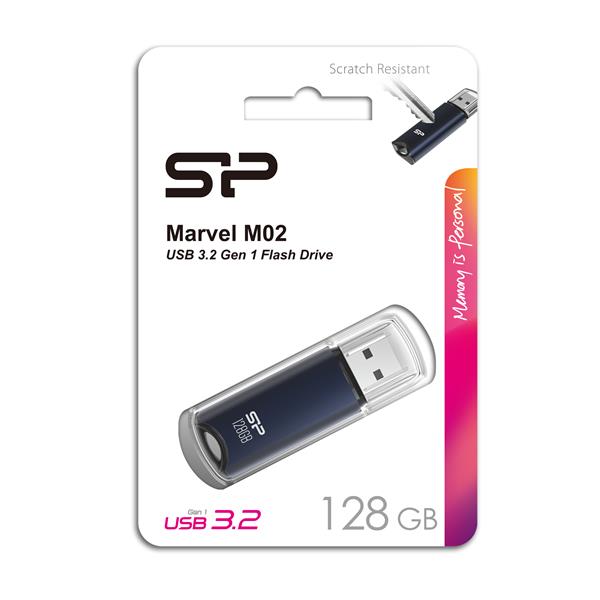 Pendrive Silicon Power Marvel - M02 3,2 128GB - niebieski