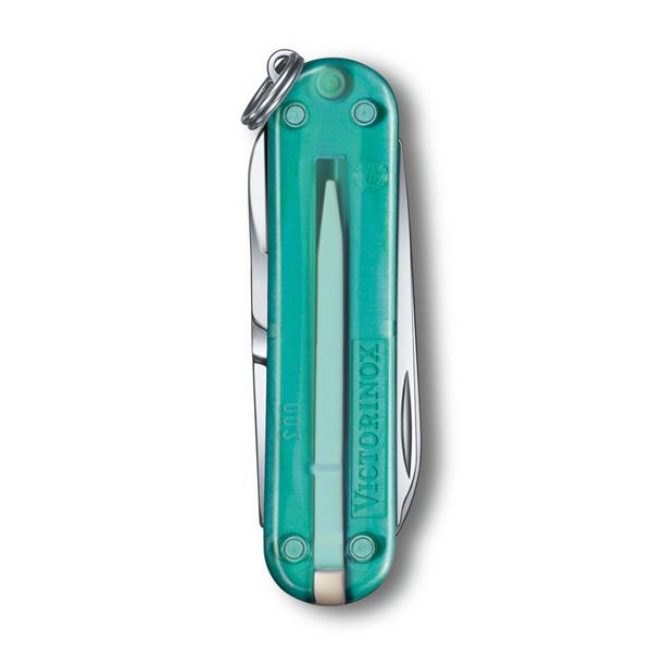 Scyzoryk Classic SD transparentny Victorinox - turkusowy