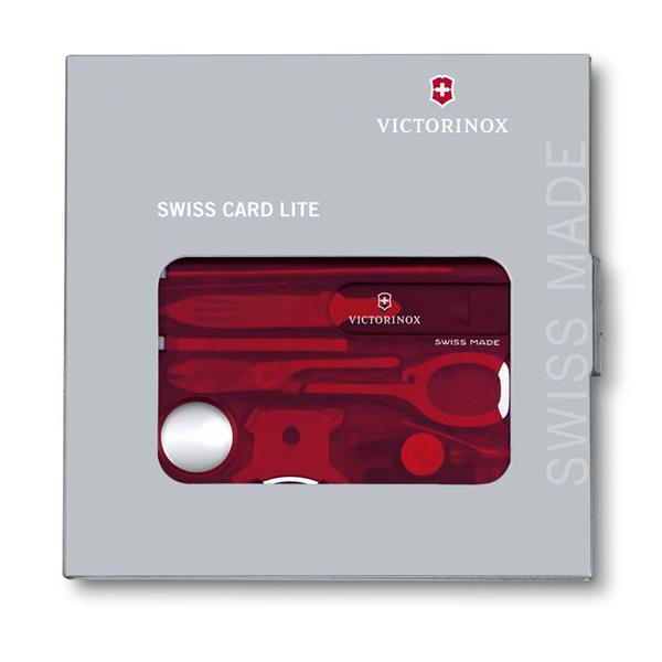 SwissCard Lite Victorinox - czerwony