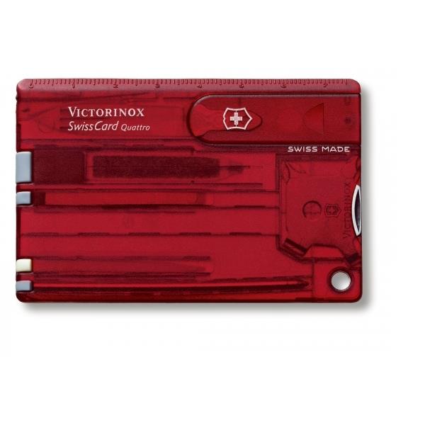 SwissCard Quattro Victorinox - czerwony