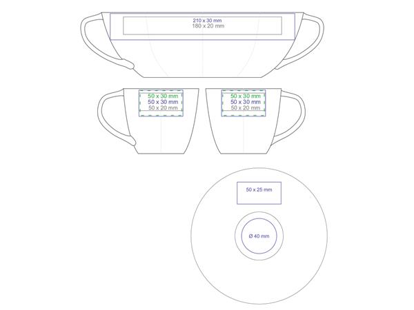 Vision Set 200ml biały/biały