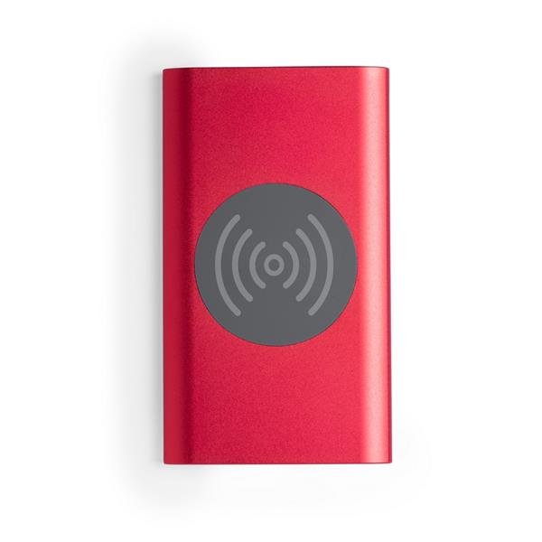 Bezprzewodowy power bank 4000 mAh, ładowarka bezprzewodowa 5W - V0308-05