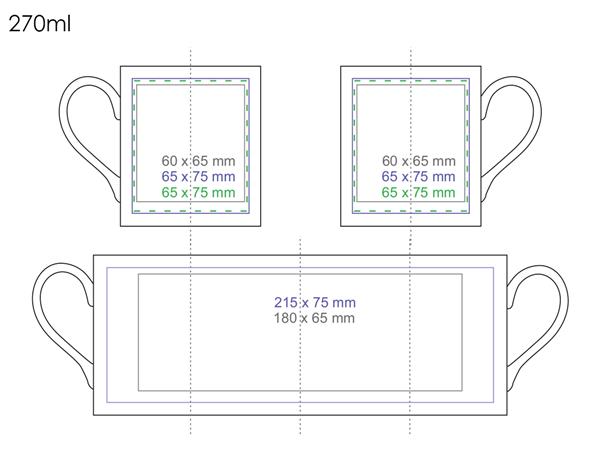 Paro 270ml biały/biały