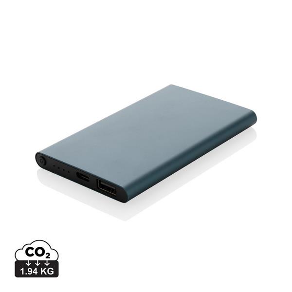 Power bank 4000 mAh z aluminium z recyklingu - P322.425