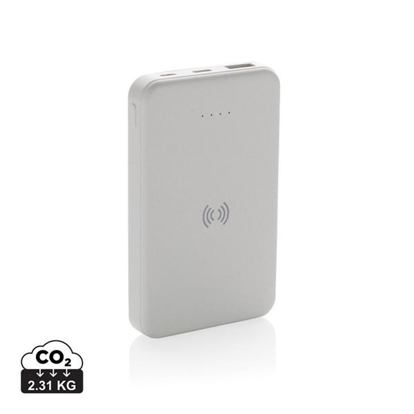 Power bank 5000 mAh, ładowarka bezprzewodowa 5W - P322.623