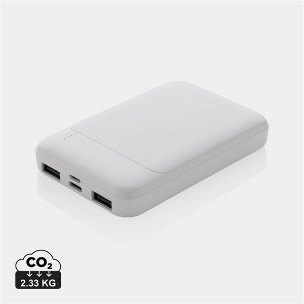 Power bank 5000 mAh, plastik z recyklingu - P322.613