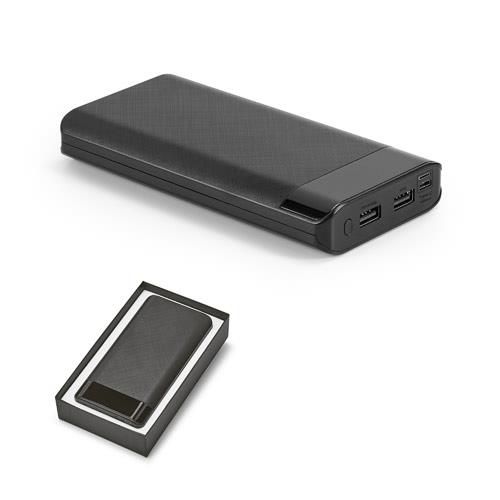 RAMAN. Power bank 16 000 mAh z wyświetlaczem ABS