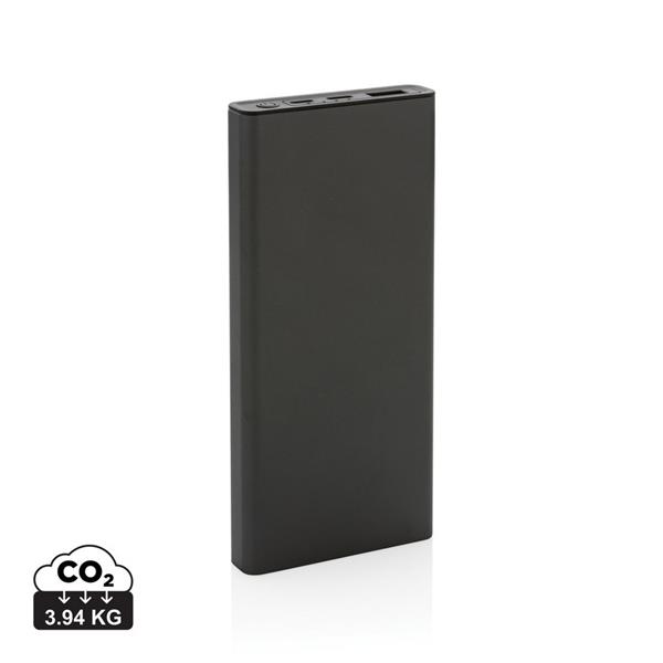 Szybki power bank 10000 mAh Terra, aluminium z recyklingu - P322.692