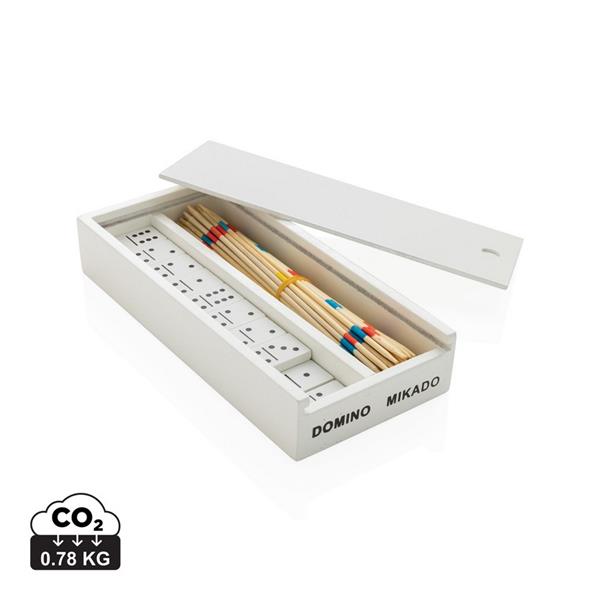 Zestaw gier, mikado i domino - P940.153